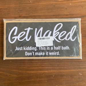 Brand new bathroom wall decor